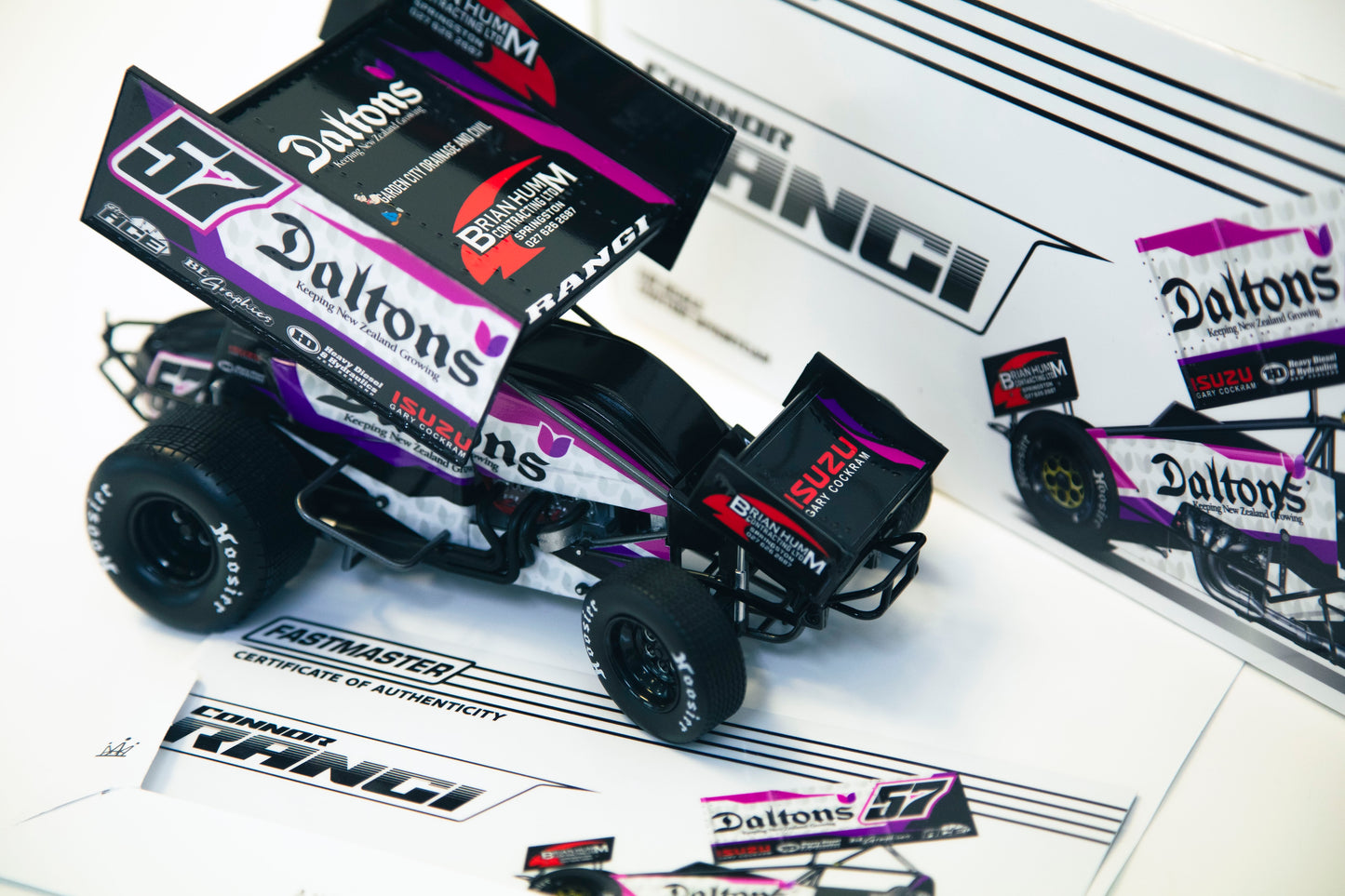 1: 18th Custom Sprint Car Die-cast