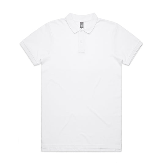 Pique Polo - White