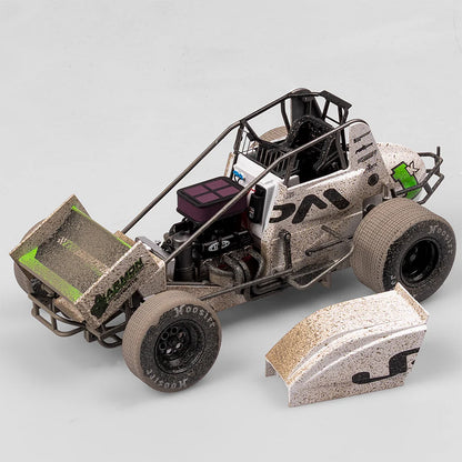 1:18 Scale Jason Pryde Motorsport #1K Kyle Larson Sprintcar - 2024 High Limit International Perth Winner