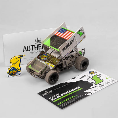 1:18 Scale Jason Pryde Motorsport #1K Kyle Larson Sprintcar - 2024 High Limit International Perth Winner